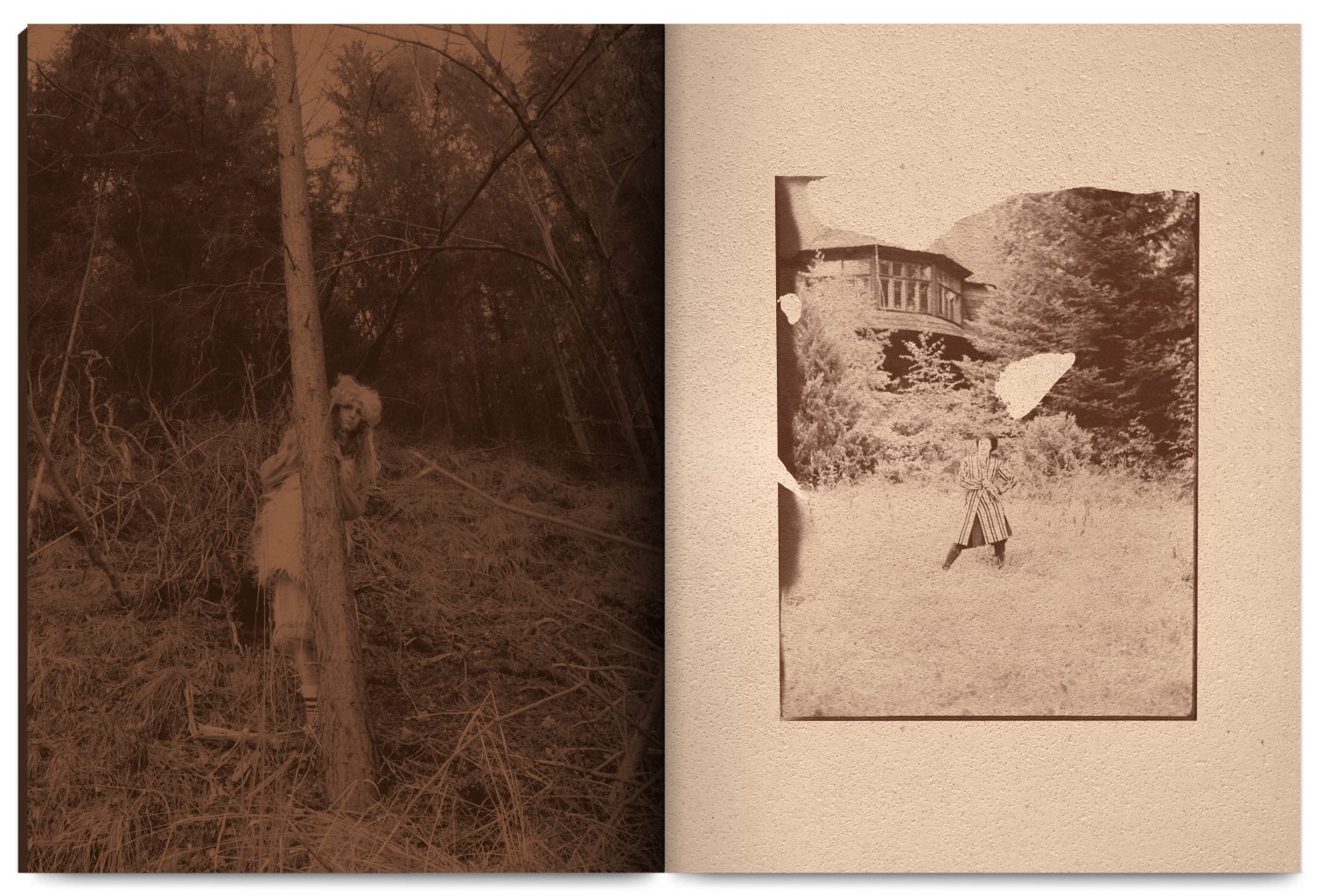 Artist book Her Hauntology – Paulina Olowska, published by Kistefos Museum, designed by In the shade of a tree studio.