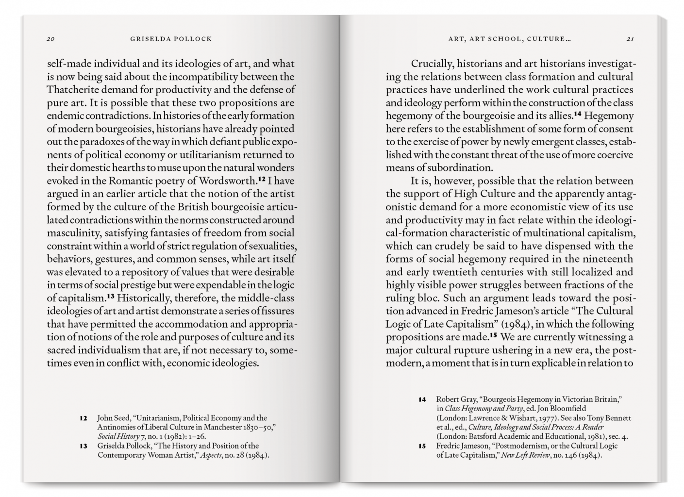 Feminism, Pedagogy, and the Studio: Reflections Across Four Decades, Griselda Pollock